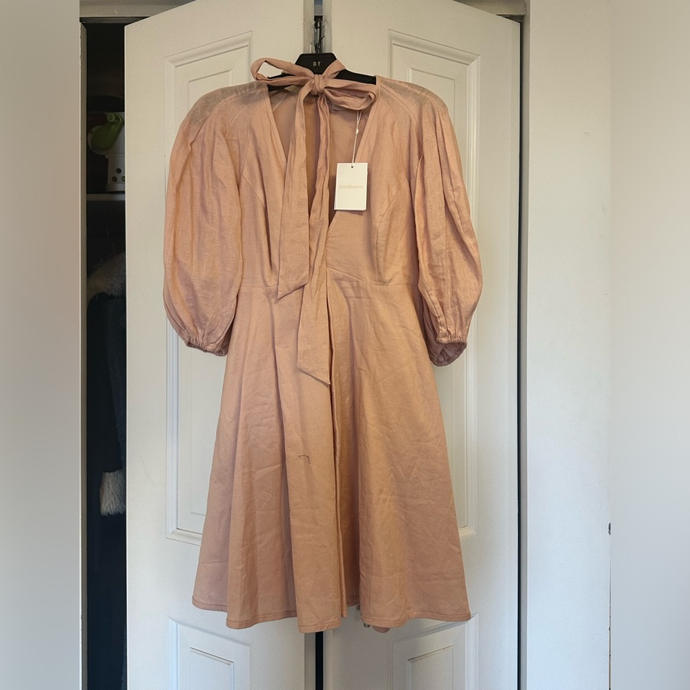 NWT Zimmerman Dancer Day Mink Dress. Never Worm, size 3